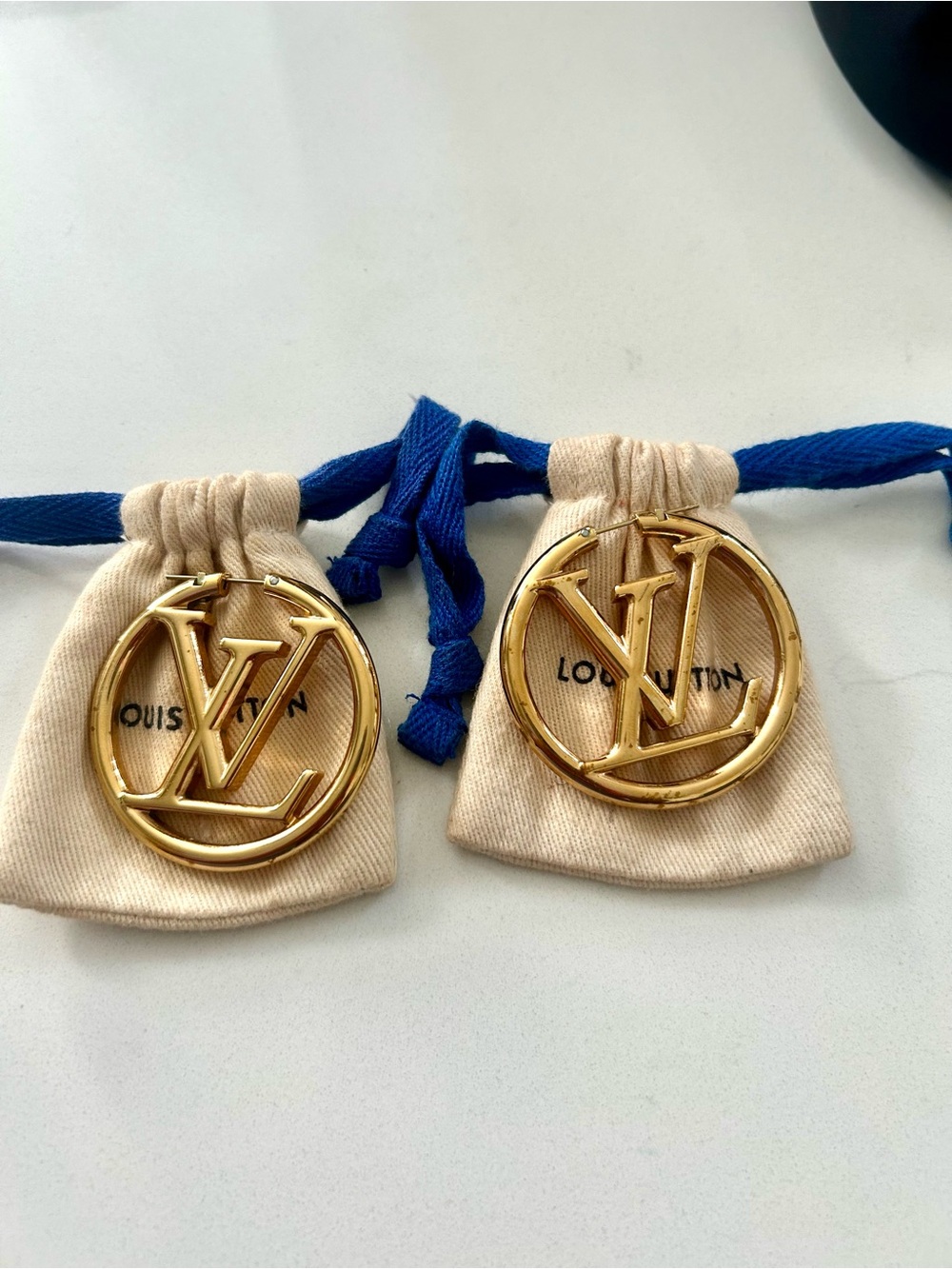 Louis Vuitton Louise Hoop GM Earrings